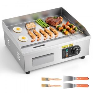 elektriline grillplaat 2800 W – Elektriline grillplaat (450×300 mm, 2800 W, roostevaba teras)