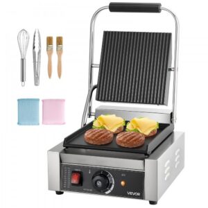elektriline paniinipress 1800 W – Elektriline Paniinigrill (1800 W, 22×23 Cm, Roostevaba Teras)