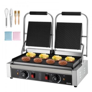 elektriline panini grill 3600 W – Elektriline Panini Grill (3600 W, 48×23 cm Plaat, Roostevaba Teras)