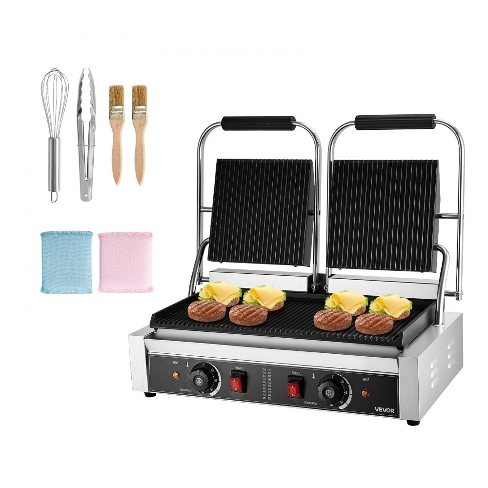 elektriline panini grill roostevaba – Elektriline Panini Grill (3600 W, 48×23 Cm, Roostevaba Teras)