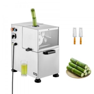 elektriline suhkruroopress 800 W – Elektriline Suhkruroopress (800 W, 300 kg/h, 4 Roostevabast Terasest Rulli)