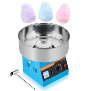 elektriline suhkruvatimasin 1000 W – Elektriline suhkruvatimasin (1000 W, 38 cm kauss, sinine)