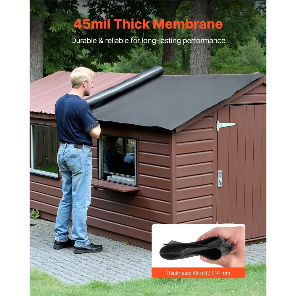 EPDM Kummist Katusekate (4,57×7,62 m, 45 mil, Veekindel) – toote pilt 1