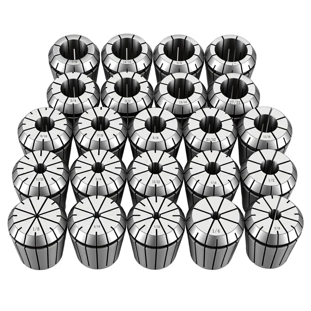 ER40 padrunikomplekt 23 osa – ER40 Padrunikomplekt (0,3 cm-2,54 cm, 23 Osa, Legeerteras)