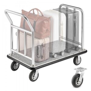 hotelli pagasikäru 340 kg kandevõime – Hotelli Pagasikäru (340 Kg Kandevõime, 107×63,5 Cm Platvorm, 15 Cm Rattad)