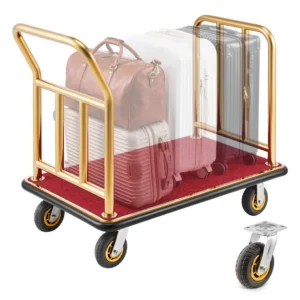 hotelli pagasikäru 340 kg kandevõime – Hotelli Pagasikäru (340 kg Kandevõime, Roostevaba Teras, 15 cm Rattad)