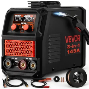 inverterkeevitusmasin MIG 145A – Inverterkeevitusmasin MIG (145A, 220V, 3-Ühes, Kaasaskantav)
