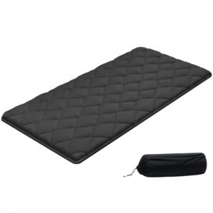 jaapani tatami madrats kokkupandav – Jaapani Tatami Madrats, Kokkupandav, 9-Kihiline, 203,2 x 99,1 x 8,9 cm, Must