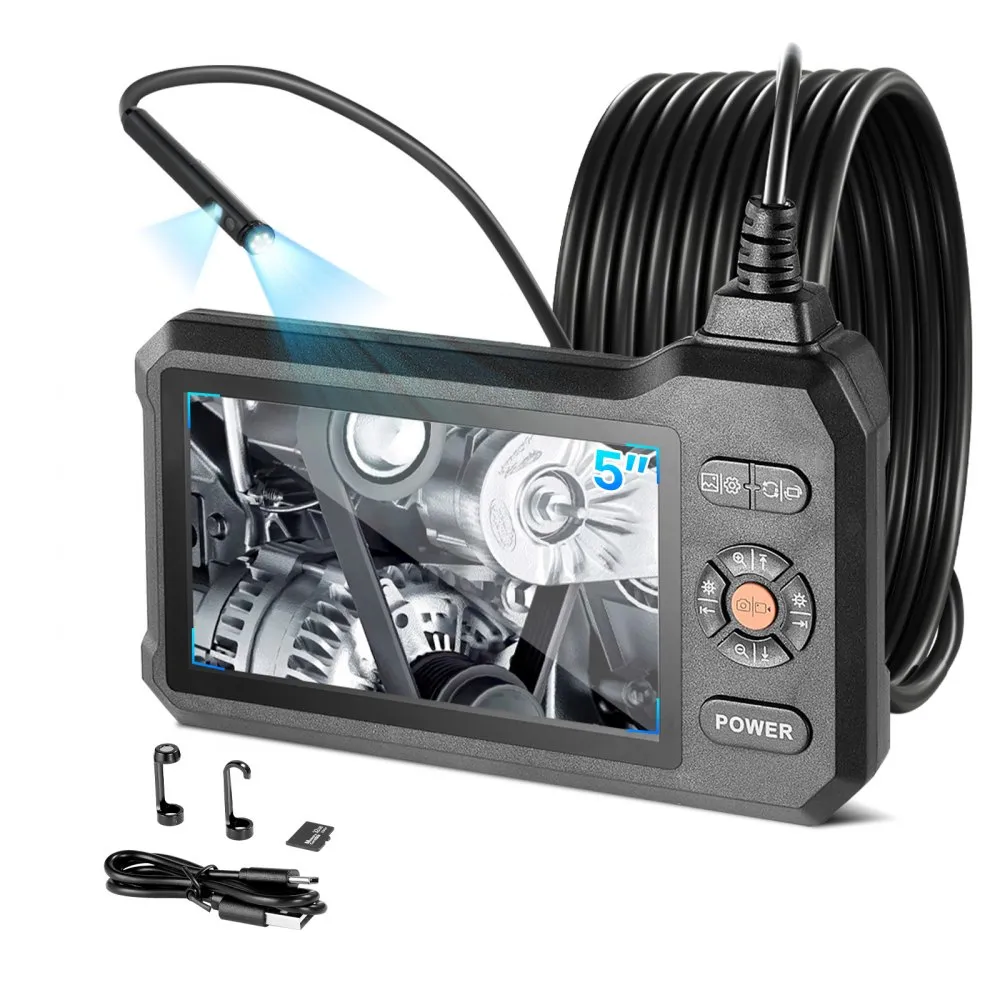 kahe objektiiviga endoskoop 5m – Kahe objektiiviga endoskoop (5 m kaabel, 5,5 mm objektiiv, 8x suum)