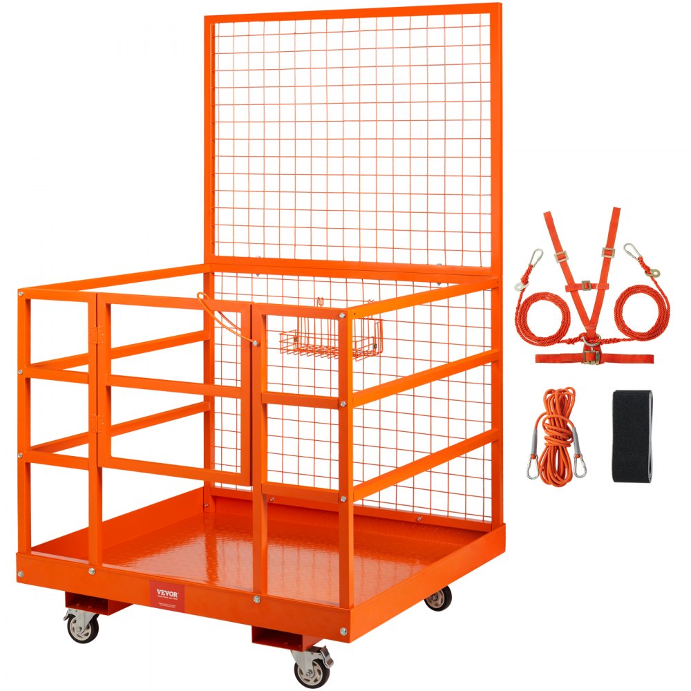 kahveltõstuki turvaplatvorm 635 kg – Kahveltõstuki Turvaplatvorm (109 x 114,3 cm, 635 kg, Ratastega)
