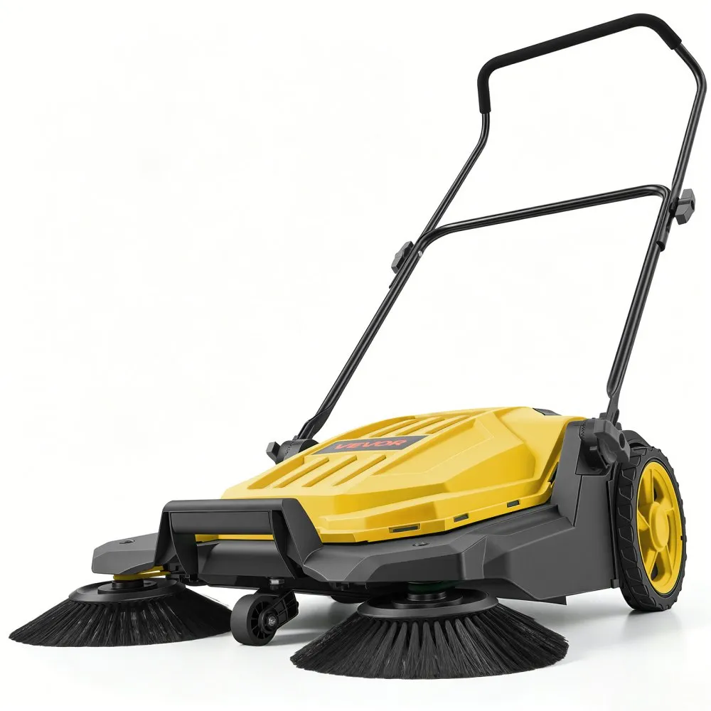 käsilükatav põrandapühkija 650 mm – Käsilükatav põrandapühkija (650 mm, 18,9 L, kollane)