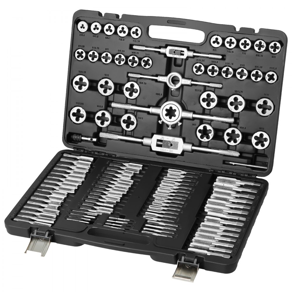 keermestustööriistade komplekt 110 osa – Keermestustööriistade Komplekt (110 Osa, M2-M18, Laagriteras)