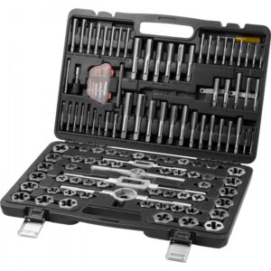 keermestustööriistade komplekt 116 osa – Keermestustööriistade Komplekt, 116 Osa, Metriline Ja SAE, Laagriteras