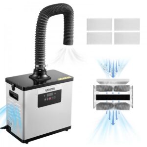keevitusaurude eemaldaja 145 W – Keevitusaurude Eemaldaja (145 W, 510 m³/h, 4-Etapiline Filter)