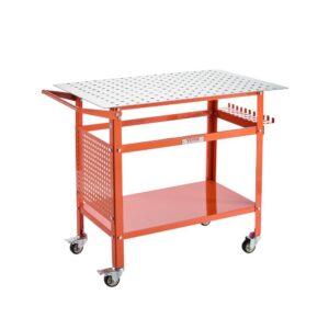 keevituslaud ratastega 800 lbs – Keevituslaud ratastega (101,6 x 60,9 cm, 362,9 kg, 5/8-tollised avad)