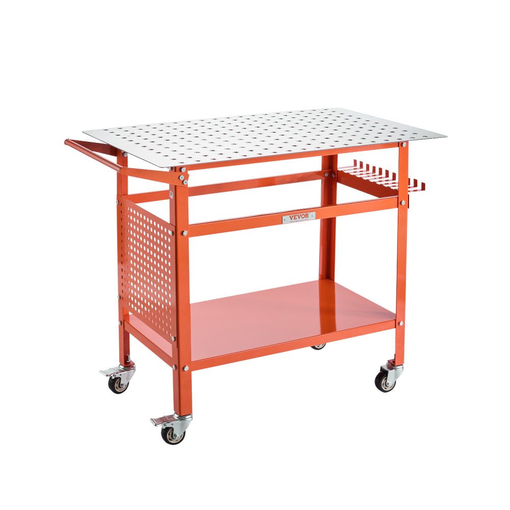 keevituslaud ratastega 800 lbs – Keevituslaud ratastega (101,6 x 60,9 cm, 362,9 kg, 5/8-tollised avad)