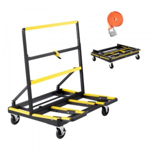 kokkupandav paneelikäru 816 kg – Kokkupandav paneelikäru (816 kg, 70–83 cm, 25 cm rattad)