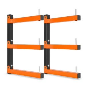 kokkupandav puidust hoiuriiul 50 kg – Kokkupandav Puidust Hoiuriiul (3 Tasandit, 50 kg/Tasand, 41 cm Sügavus)