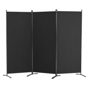 kokkupandav ruumijagaja 3 paneeli – Kokkupandav Ruumijagaja (3 Paneeli, 228×184 Cm, Must)