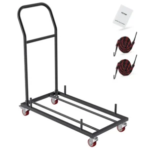 kokkupandav toolikäru 12 tooli – Kokkupandav Toolikäru (12 Tooli, 50 Kg Kandevõime, 4 Ratast)