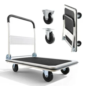 kokkupandav transpordialus 299,4 kg – Kokkupandav Transpordialus (299,4 Kg Kandevõime, 90×87 Cm, PVC Rattad)