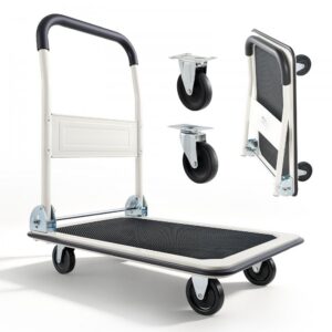 kokkupandav transpordikäru 149,7 kg – Kokkupandav Transpordikäru (150 kg Kandevõime, 74×48 cm Platvorm)