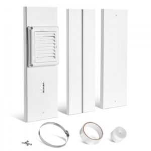 kondensaatoriga kuivati ventilatsiooni aken – Kondensaatoriga kuivati ventilatsiooni aken (101,6 mm, 43–154,9 cm, PVC ja PP)