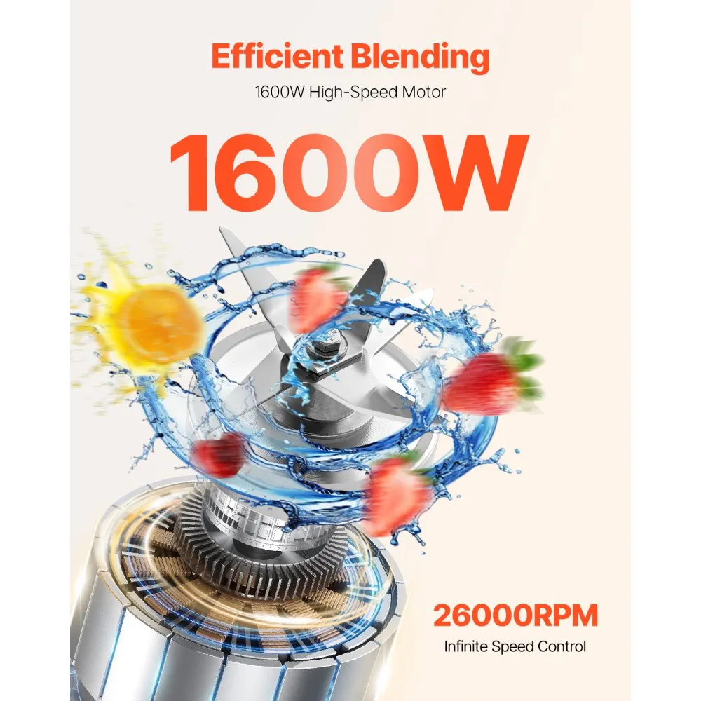 Köögiblender (2,5 L, 1600 W, mitmefunktsiooniline) – toote pilt 1