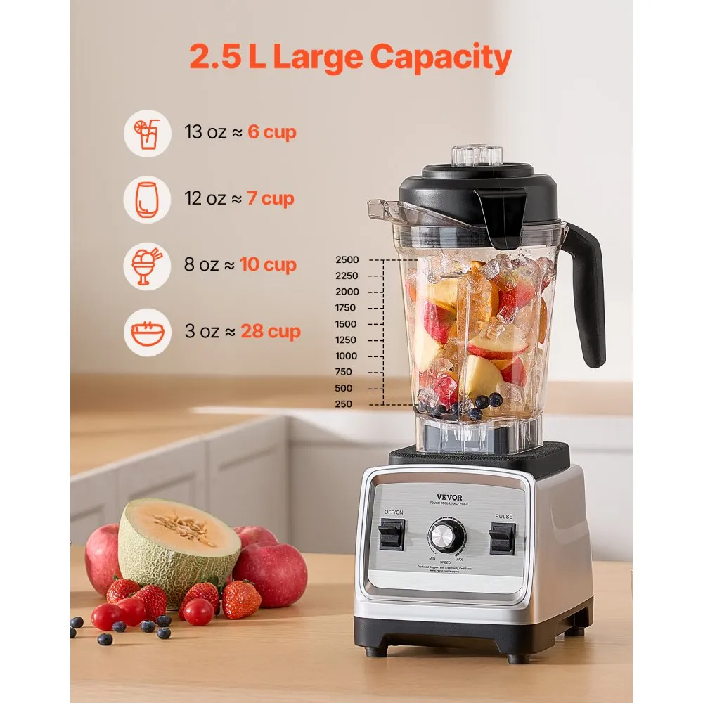 Köögiblender (2,5 L, 1600 W, mitmefunktsiooniline) – toote pilt 2