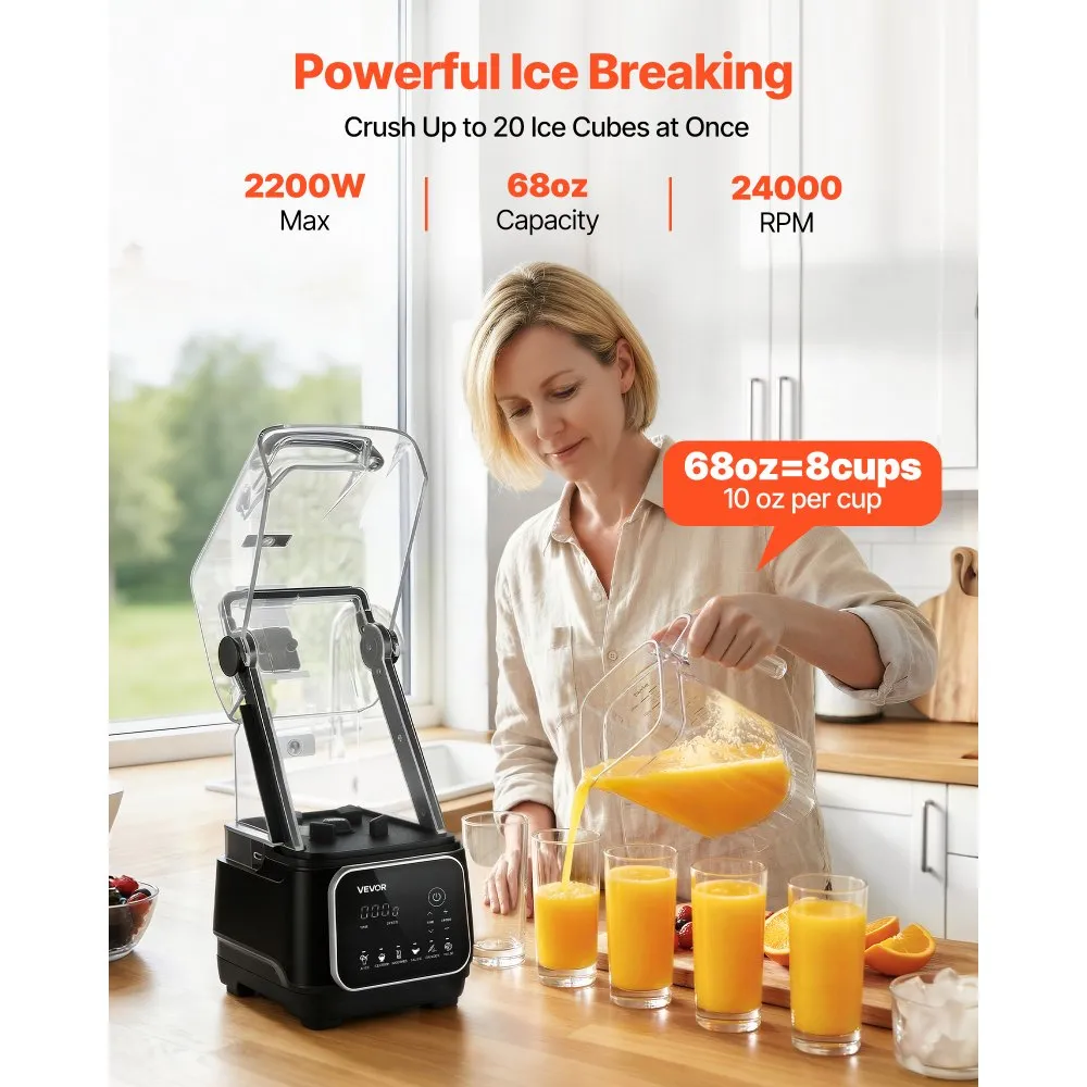 Köögikombain (2200 W, 2 L, 26 000 p/min) – toote pilt 1