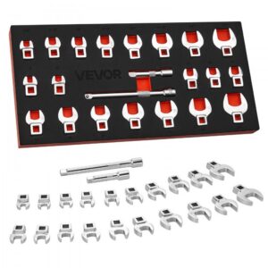 kroontõkiskomplekt CrMo teras 3/8" – Kroontõkiskomplekt (1 cm Ajam, 22 Osa, CrMo Sulamteras)