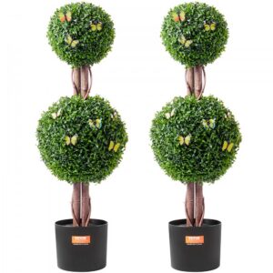 kunstbokspuu topiaaripuu 91,4 cm – Kunstbokspuu Topiaaripuu (91 cm, Kahekordne Pall, 2 Tk)