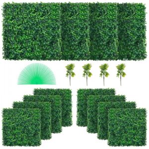 kunstlik pukspuu paneel 12 tk – Kunstlik Pukspuu Paneel (12 Tk, 50×50 Cm, 4 Cm Paksus)