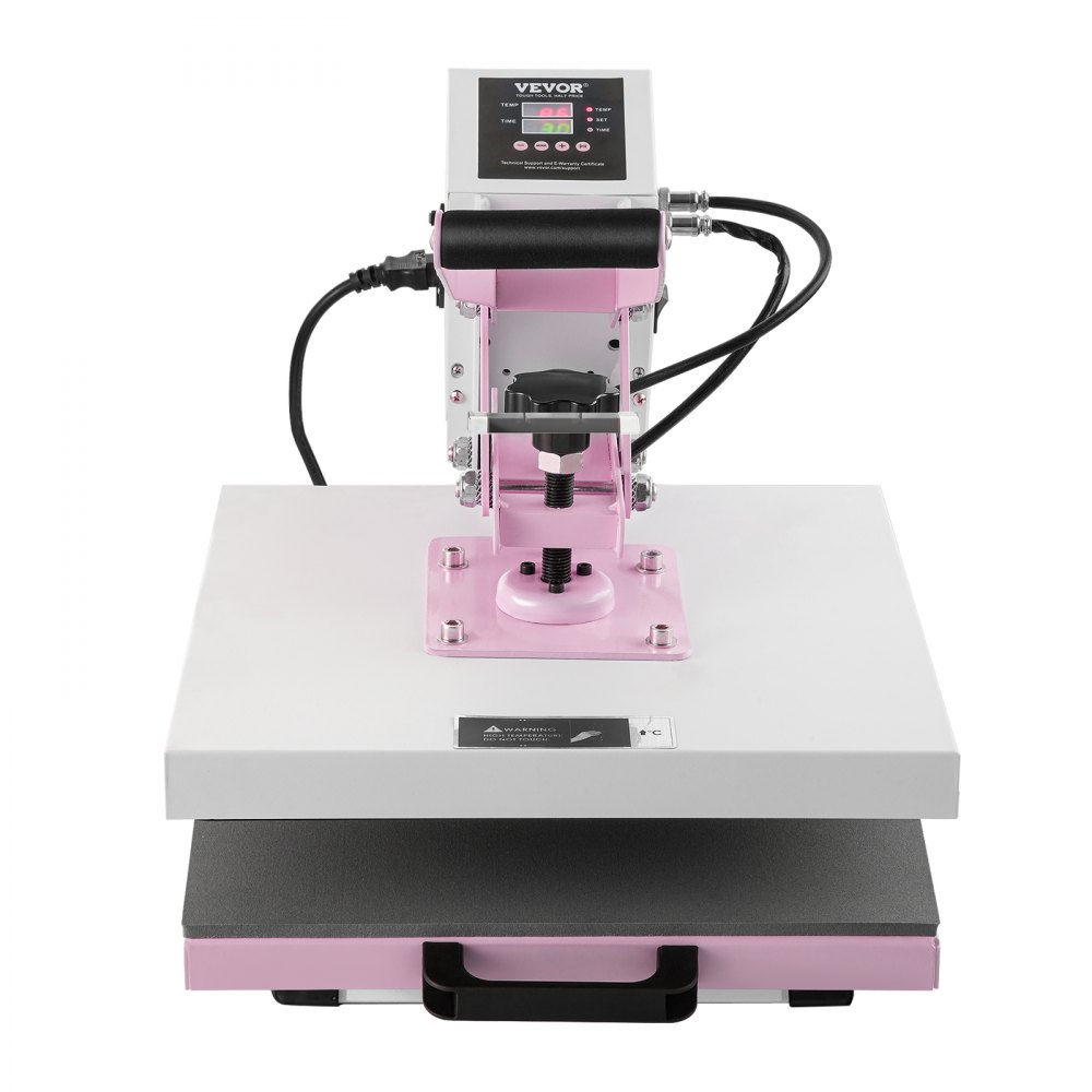 roosa kuumpressimasin T-särkide trükkimine – Kuumpressimasin Roosa (380 x 380 mm, 250 °C, 2-Kihiline Isolatsioon)