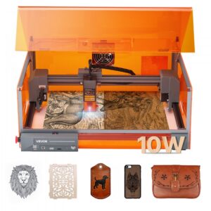 lasergraveerimismasin 10W tööala – Lasergraveerimismasin (10W, 300 x 300 mm, 7000 mm/min)