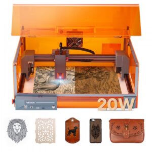 lasergraveerimismasin 20W tööala – Lasergraveerimismasin (20W, 300 x 300 mm, 7000 mm/min)