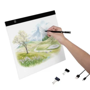 LED valguslaud kunstnikele B4 – LED Valguslaud Kunstnikele (B4, USB Toitega, Must)