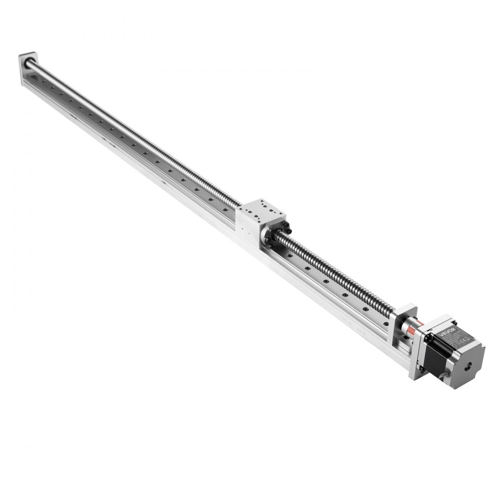lineaarjuhik CNC masinatele 1000 mm – Lineaarjuhik CNC Masinatele (1000 Mm Käik, Kroomteras, NEMA 23 Mootor)