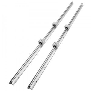 lineaarne juhikute komplekt 1500 mm – Lineaarne juhikute komplekt (1500 mm, 16 mm võll, 4 liugplokki)