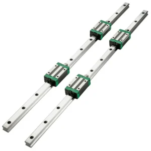 lineaarne juhtsiinide komplekt CNC – Lineaarne juhtsiinide komplekt (20 mm laius, 1700 mm pikkus, 4 kandurit)