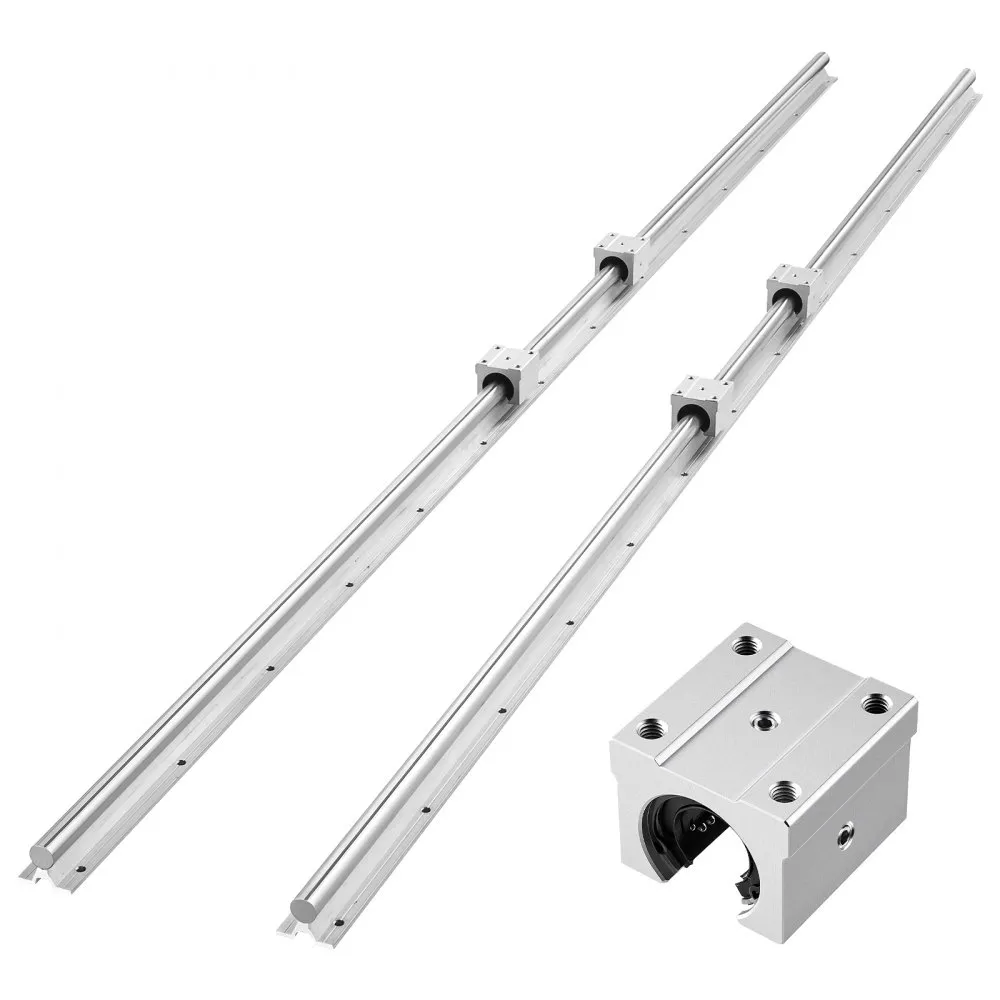 lineaarne juhtsiinide komplekt 2000 mm – Lineaarne juhtsiinide komplekt (2000 mm, 20 mm diameeter, 60 kg dünaamiline koormus)