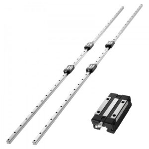 lineaarne juhtsiinide komplekt 2000 mm – Lineaarne juhtsiinide komplekt (2000 mm, 25 mm diameeter, 116 kg dünaamiline koormus)