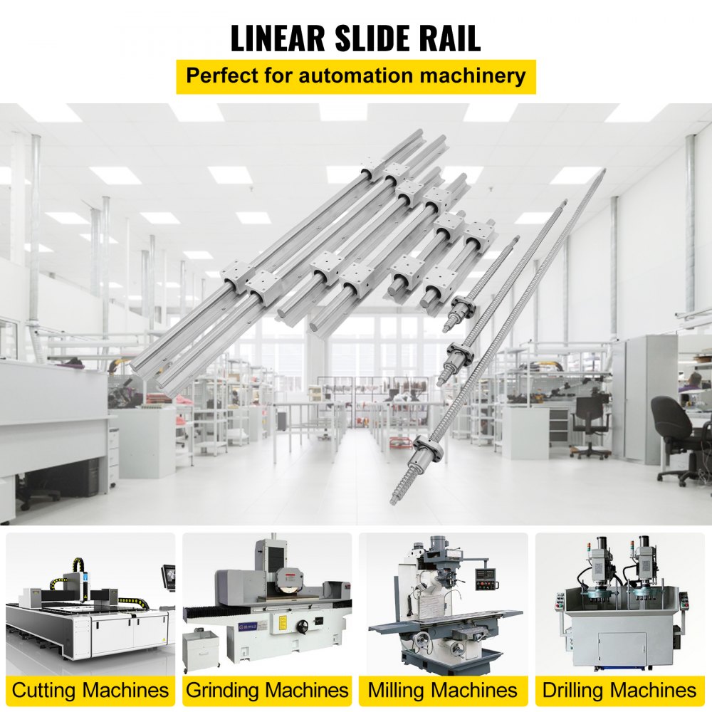 Lineaarne Juhtsiinide Komplekt Ja Kuulkruvid (350/650/1050 mm, C7 Klass, 20 kg) – toote pilt 1