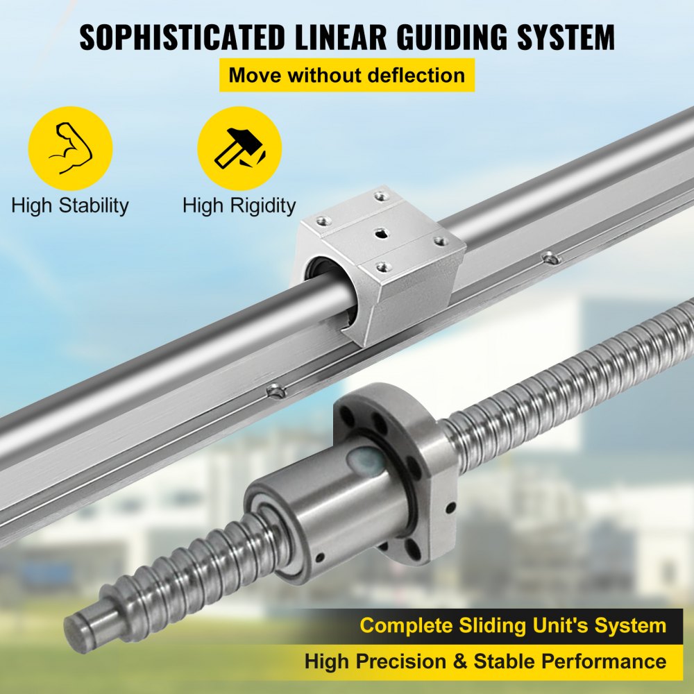 Lineaarne Juhtsiinide Komplekt Ja Kuulkruvid (350/650/1050 mm, C7 Klass, 20 kg) – toote pilt 3