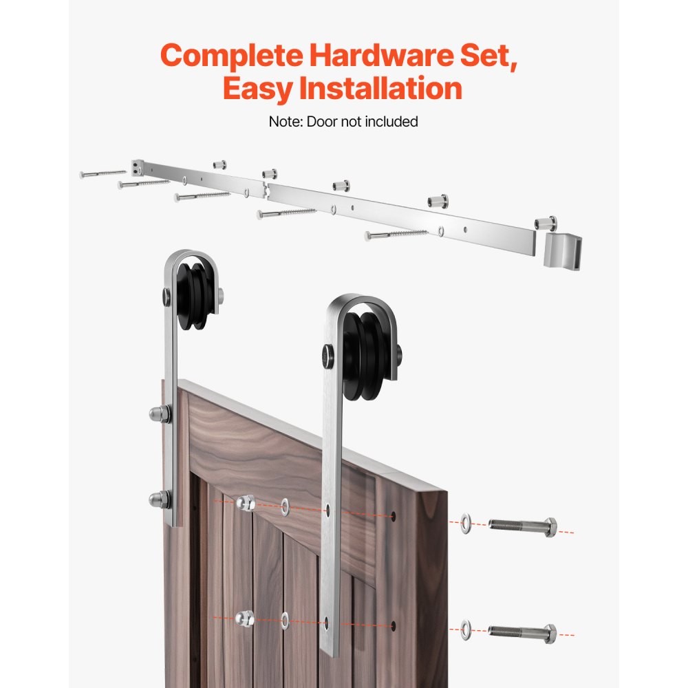 Liugukse Riistvarakomplekt (200 cm, 150 kg Kandevõime, 91-102 cm Uksed) – toote pilt 4
