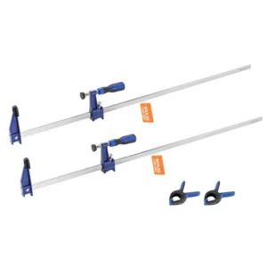 lukustatav F-klamber puidutöödeks 91cm – Lukustatav F-Klamber Puidutöödeks (91,4 cm, 272 kg Kandevõime, Malm)