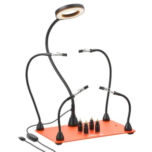 magnetiline abikäed jootmisjaam 3W – Magnetiline abikäed jootmisjaam (3W, 310 mm pikad käed, 3X suurendus)