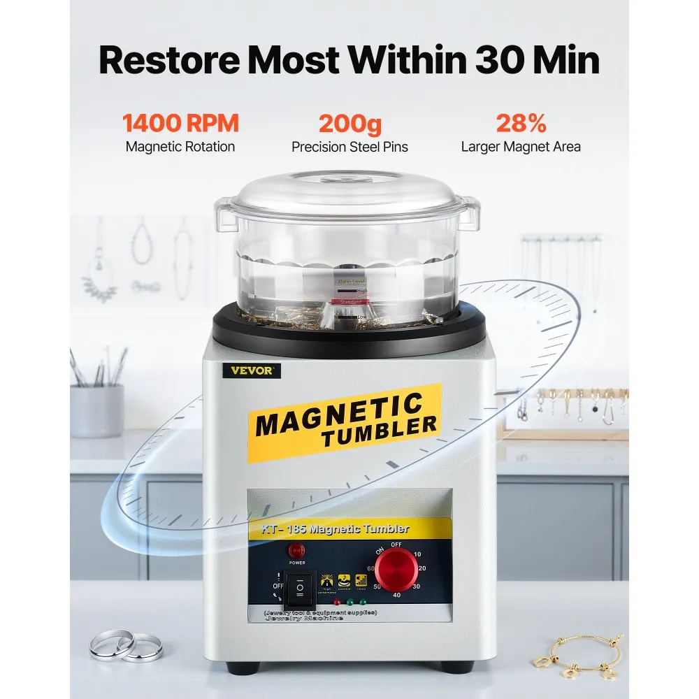 Magnetiline Ehtepoleerija (250 W, 230V, 18,5 cm Rull) – toote pilt 1