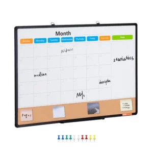 magnetiline tahvel korktahvel alumiiniumraam – Magnetiline Tahvel Ja Korktahvel (91×61 Cm, Alumiiniumraam, 2-Ühes-1)