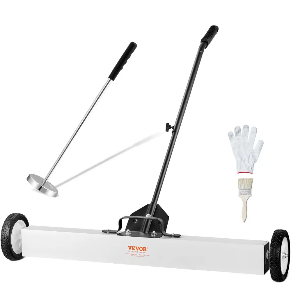 magnetpühkija ratastega 91,4 cm – Magnetpühkija ratastega (91,4 cm, 25 kg kandevõime, reguleeritav käepide)